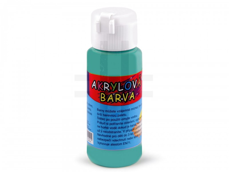 Acrylfarbe - 60 ml  Farbe, Pinsel