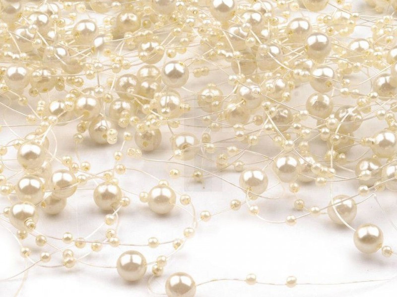 Perlen am Nylonfaden - 4 St./Packung Hochzeit Dekoration
