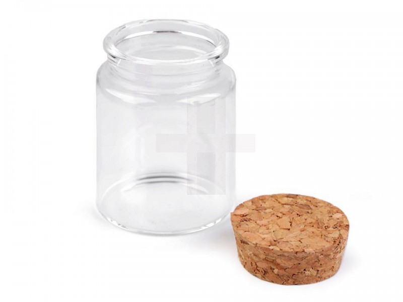 Mini Glasfläschchen - 6 St./Packung Holz,Glas Dekozubehör
