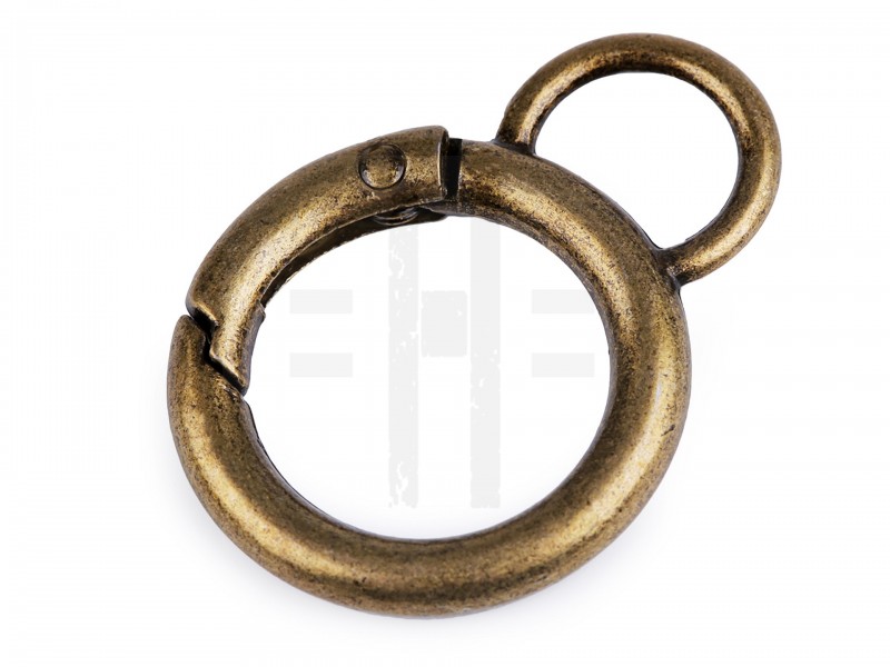 Karabiner Ring für Handtaschen - 20 mm Kurzwaren aus Metall