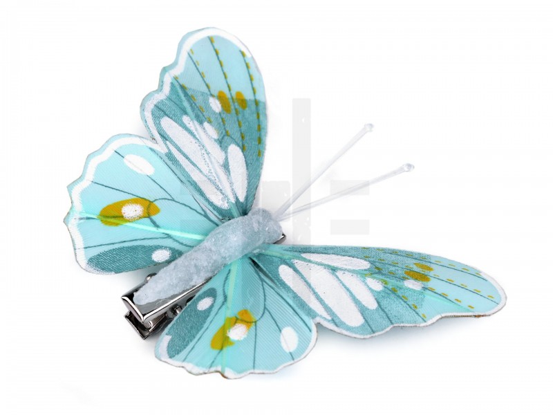Dekoration Schmetterling 3D mit Clip - 10 St./Packung