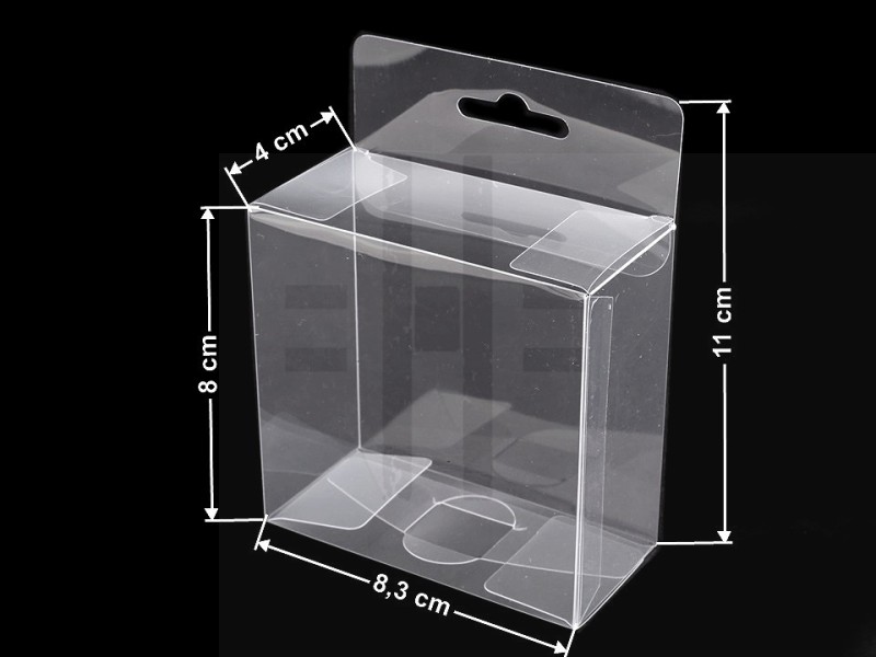 Transparente Kunststoffbox zum Aufhängen - 5 St. Boxen, Säckchen