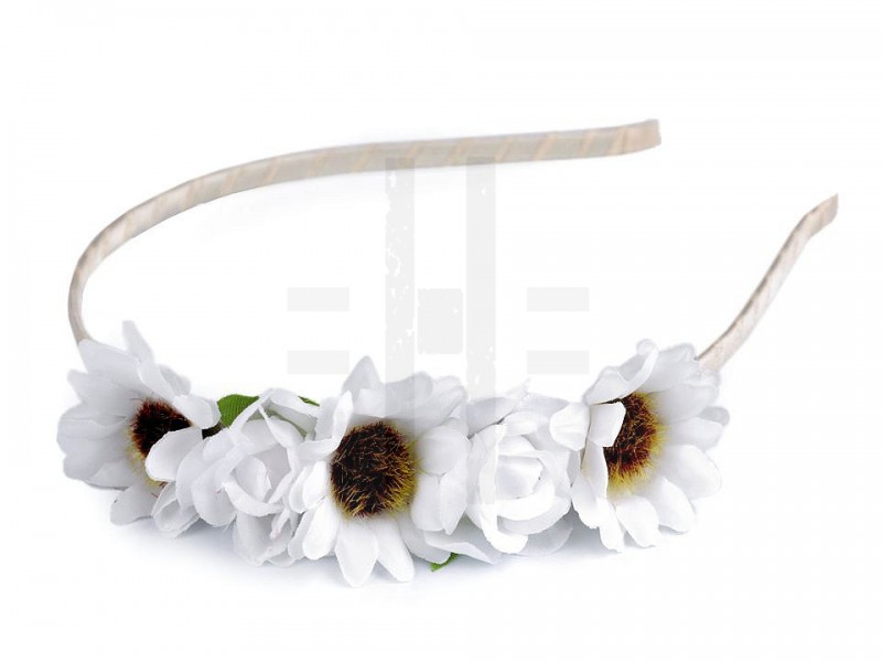 Haarband mit Blumen Haarschmuck