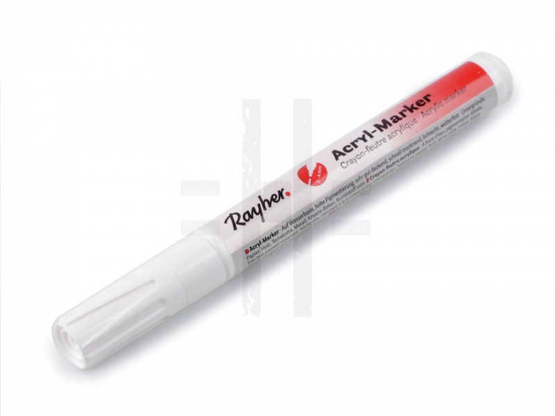 Acrylmarker/ Filzstift -  2-4 mm Farbe, Pinsel