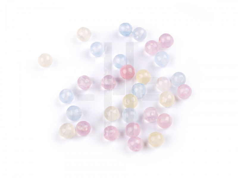 Kristall synthetisches Mineral matt gefärbt - 43 St./Packung Mineral, echte Perlen