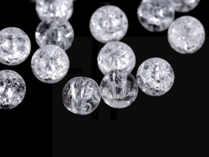 Kristall synthetisches Mineral gecrackt - 50 St./Packung Mineral, echte Perlen