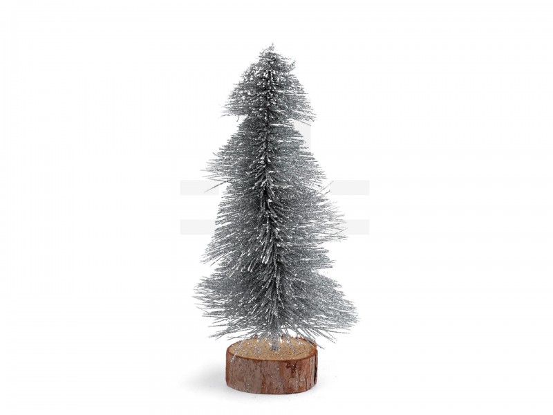           Dekoration Weihnachtsbaum mit Glitzer - 20 cm