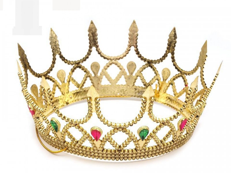 Prinzessinnen-Krone Karneval - Golden Kostüme