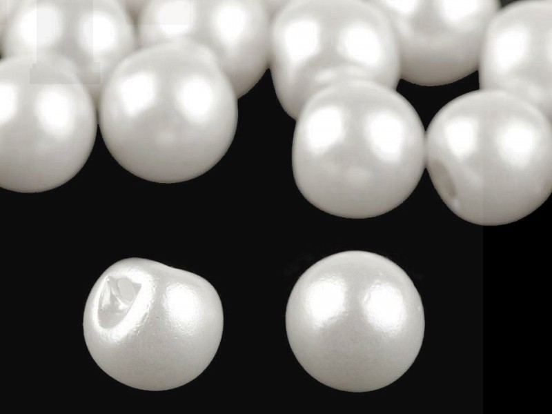 Perlen zum Annähen 10 St./Packung - Weiß