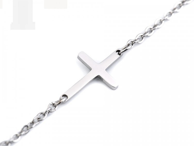 Armband Kreuz rostfreier Edelstahl Armbänder, Ringe