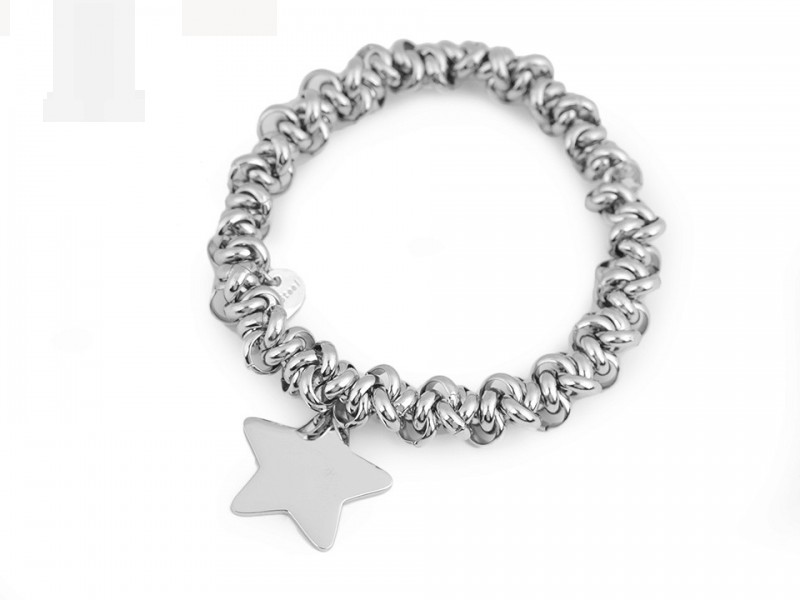 Armband elastisch aus Edelstahl Stern Armbänder, Ringe