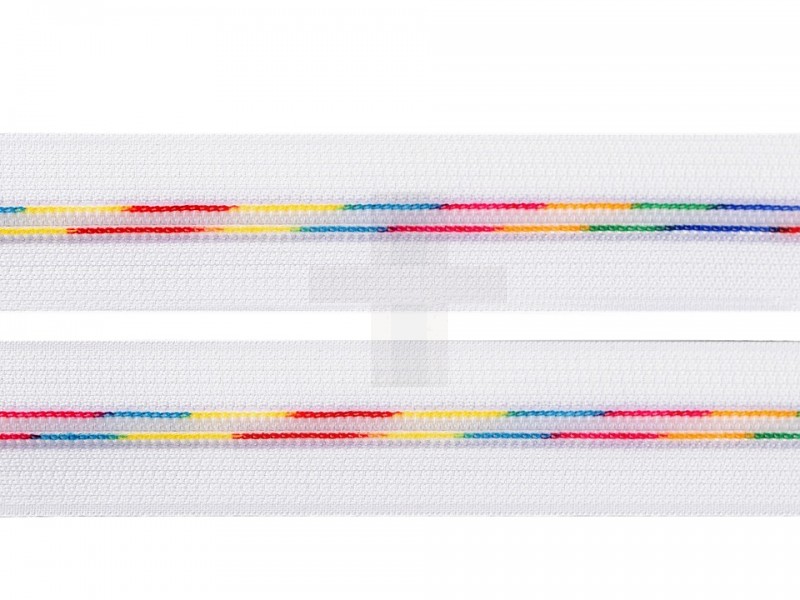 Regenbogen Reißverschluss - 2 Meter Reiß-,Klettverschlüsse