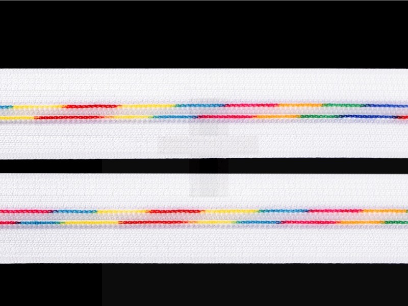 Regenbogen Reißverschluss - 2 Meter Reiß-,Klettverschlüsse