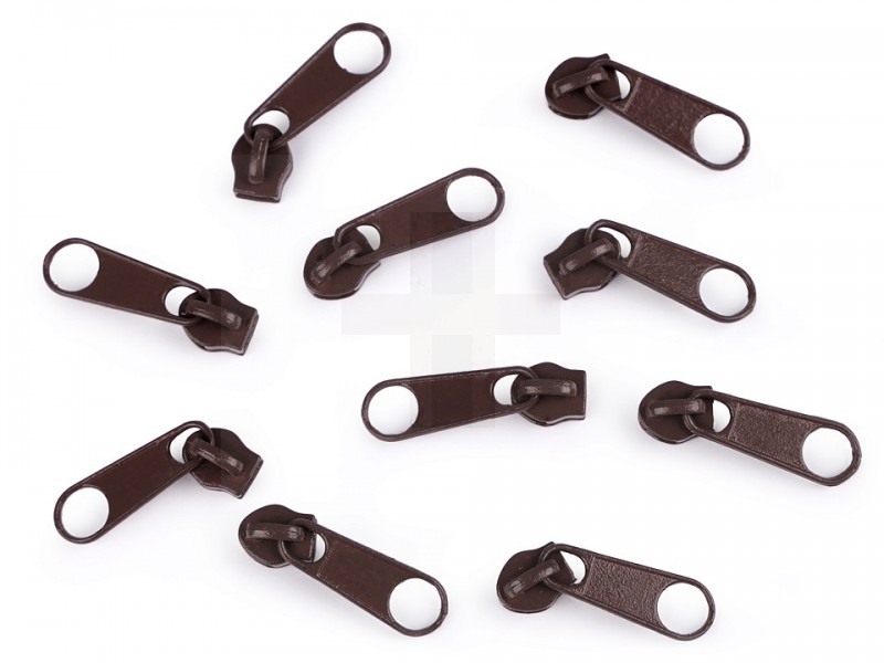Schieber Zipper zu Spirale Reißverschlüssen 3 mm - 10 St./Packung Reiß-,Klettverschlüsse