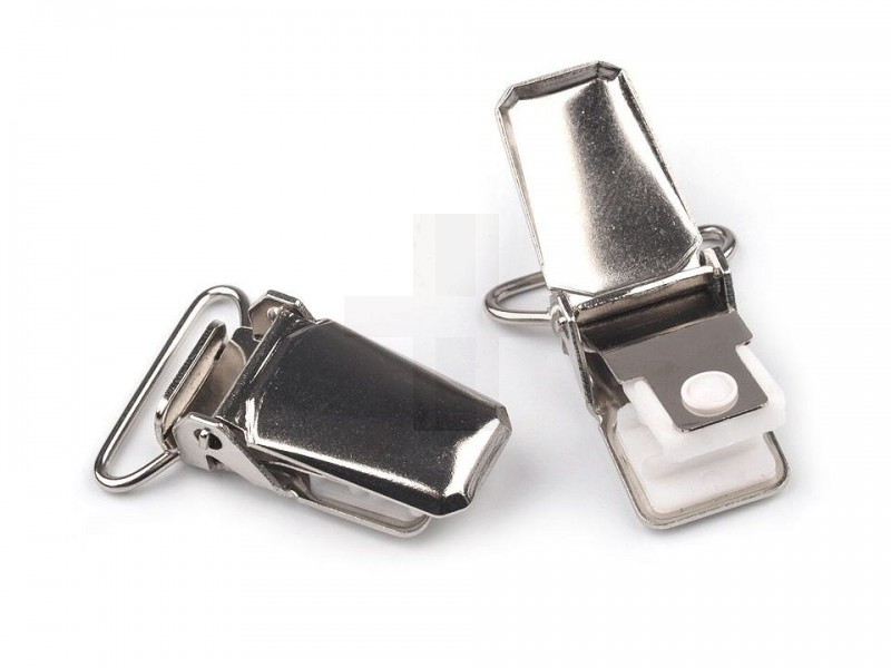 Hosenträger-Clips 24 mm - 2 St. Metall, Magnete