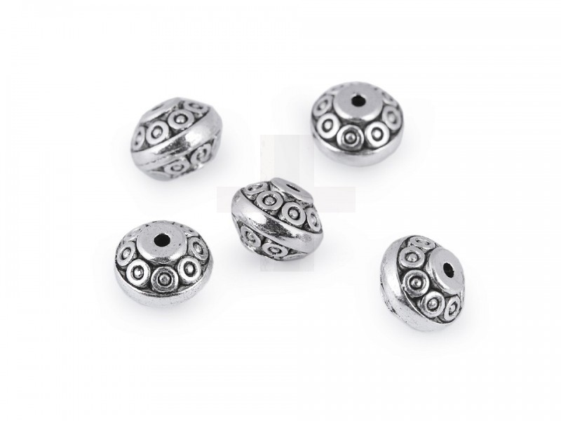 Metallperle Ornament - 5 St./Packung Perlen,Einfädelmaterial