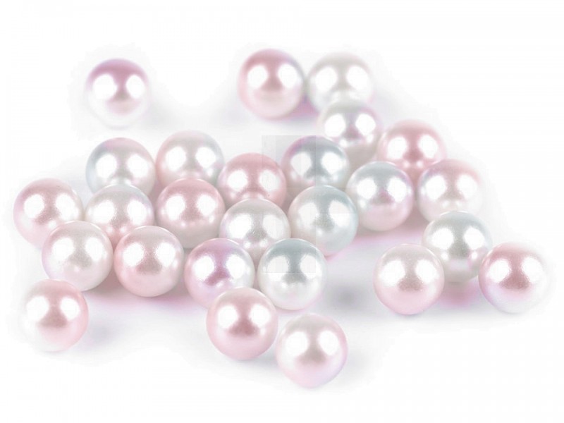 Perlen/Kugeln lochlose Nieten vielfarbig - 30 St./Packung Perlen,Einfädelmaterial