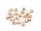 Holzperlen unlackiert - 20 St./Packung Perlen,Einfädelmaterial