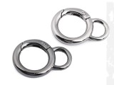 Karabiner Ring für Handtaschen - 20 mm Kurzwaren aus Metall