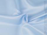 Einfarbiger Satin - Hellblau Satin, Chiffon, Organza