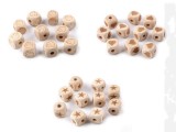 Holzperlen Würfel - 10 St./Packung Perlen,Einfädelmaterial