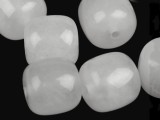 Synthetic Mineral Beads White Agate - 24 St./Packung Mineral, echte Perlen