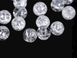 Kristall synthetisches Mineral gecrackt - 50 St./Packung Mineral, echte Perlen