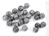 Mineralperlen Marmor  - 10 St./Packung Mineral, echte Perlen