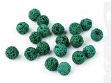 Synthetische Lava, gefärbt - 12 St./Packung Perlen,Einfädelmaterial