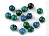 Mineralperlen Jaspis, nachgefärbt - 15 St./Packung Mineral, echte Perlen
