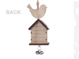             Dekoration Vogelhaus aus Holz zum Aufhängen