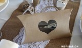 Geschenkbox natural mit Herz und Taschengriff - 5 St. Geschenke einpacken