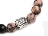 Armband Buddha Rhodonit  Armbänder, Ringe