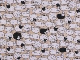 Decorative Fabric Loneta Sheep Polyesterstoffe, Mischfaser