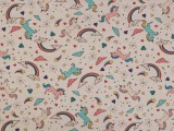 Decorative Fabric Loneta Unicorn Polyesterstoffe, Mischfaser