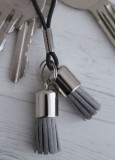 Elastische Öse mit Schlüsselring  - 5 St./Packung Kurzwaren aus Kunststoff