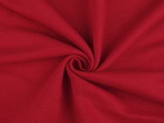 Jerseystoff Baumwolle ungekämmt - Rot 