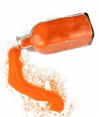 Dekorsand in Flasche - Orange Deko-Accessoires