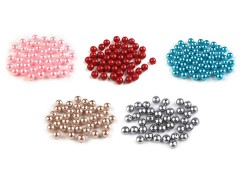 Wachsperlen aus Kunststoff - 80 St./Packung Perlen,Einfädelmaterial