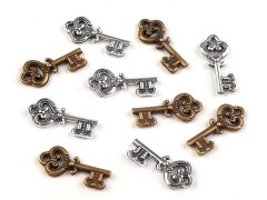 Anhänger Schlüssel - 10 St./Packung Metall, Magnete