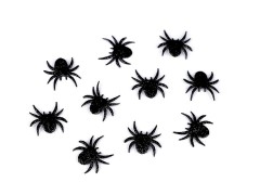 Aufbügler Spinne, klein - 10 St./Packung Halloween