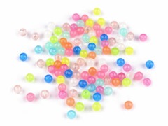                  Kunststoffperlen im Dunkeln leuchtend - 20 gr. Perlen,Einfädelmaterial