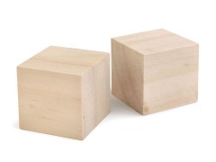 Holzwürfel - Rohling 4x4 cm - 10 St./Packung 