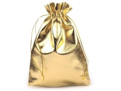 Geschenksäckchen golden- 10 St./Packung Geschenke einpacken
