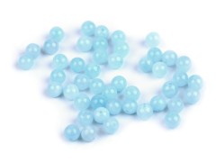  Aquamarin synthetisches Mineral - 46 St./Packung Mineral, echte Perlen