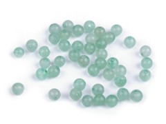 Mineralperlen Aventurin - 45 St./Packung Mineral, echte Perlen