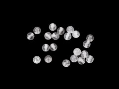 Mineralperlen Kristall  - 41 St./Packung Mineral, echte Perlen