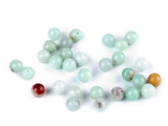   Amazonit glänzendes synthetisches Mineral - 10 St./Packung Perlen,Einfädelmaterial