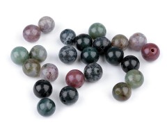 Ásványi gyöngyök Indián achát  - 45 St./Packung Mineral, echte Perlen