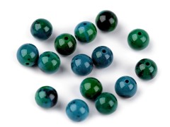 Mineralperlen Jaspis, nachgefärbt - 15 St./Packung Perlen,Einfädelmaterial